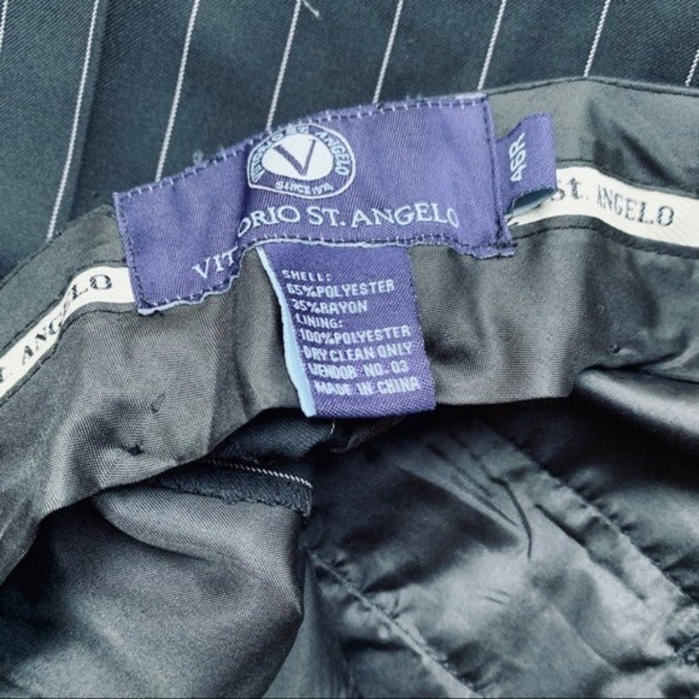VITTORIO ST. ANGELO Designer Dress Pants 44 NWT - Picture 2 of 6